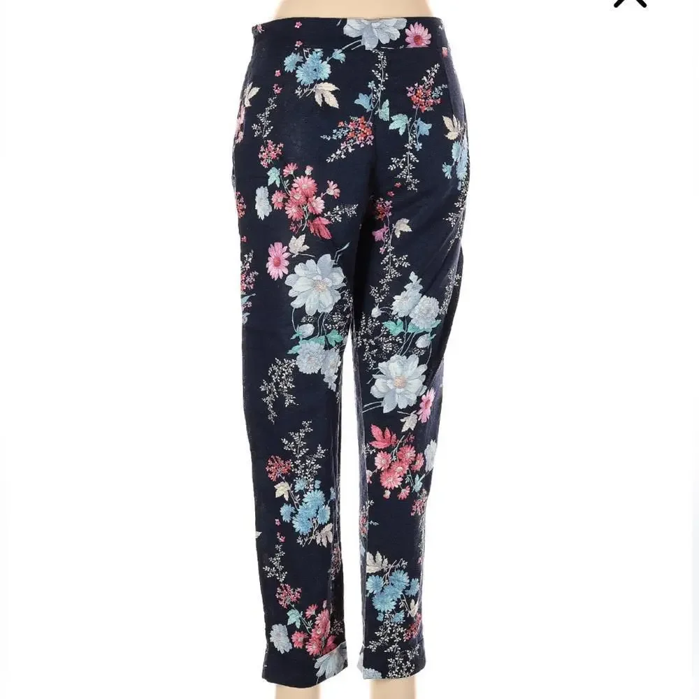 FRENCH CONNECTION floral pant concealed zipper - Picture 2 of 4